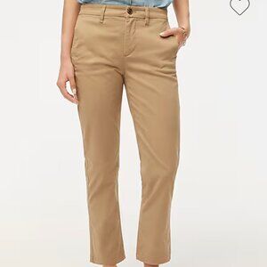 J. Crew High Rise Girlfriend Chino Pant - Sz 6 - Camel